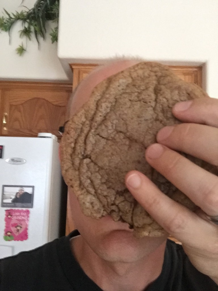 The size of my face!