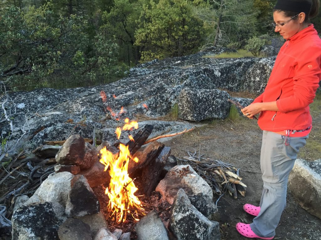 It's a campfire evening